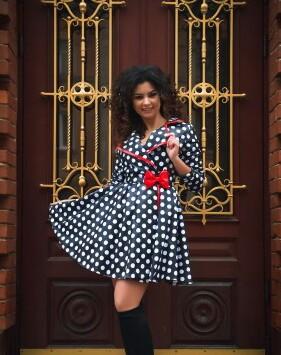 FASHION WOMEN JACKET DOT DRESS 