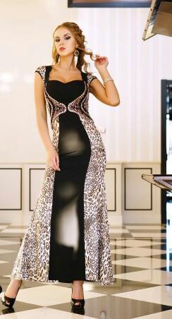 EVENING MAXI DRESS WITH RHINESTONES #16