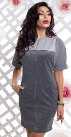 GRAY CASUAL FASHION WOMEN DRESS 103