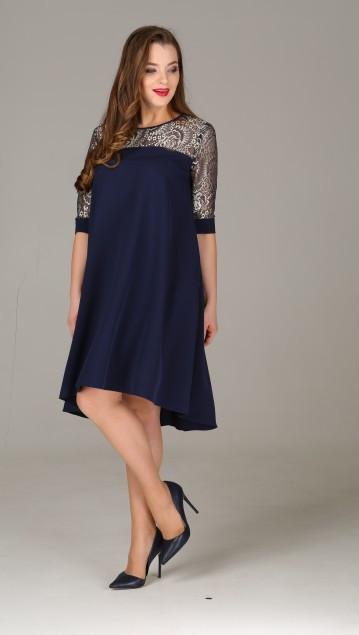 BLUE WOMEN DRESS WITH ABAGUR GEPUR WITH POKETS # 54