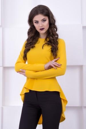 YELLOW EUROPEAN FASHION WOMEN BLOUSE 