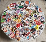 BUNDLE STICKERS LOT MIX AND 50 PC BATMAN COLLECTION 