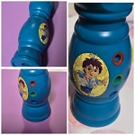 PLASTIC TOY RECORDER BLUE NICKELODEON 2009 DIEGO