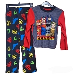 JUSTICE LEAGUE UNISEX KIDS PAJAMA 