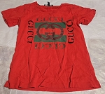 RED UNISEX GUCCI KIDS TOP ***