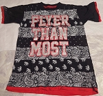 URBAN EXTREME BLACK FASHION BOYS TOP 