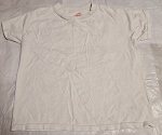 BUNDLE WHITE HANES COMFORT SOFT UNISEX KIDS TOP 3PC