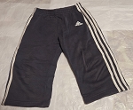 ADIDAS GRAY UNISEX BABY KIDS SPORT PANTS 