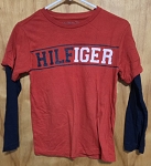 TOMMY HILFIGER RED BOYS TSHIRT 