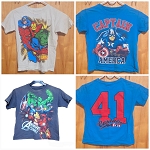 BUNDLE MARVEL AND AVENGERS BOY TOPS 3PC 