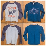 BUNDLE BOYS TOPS DELTA AND CARTER'S 