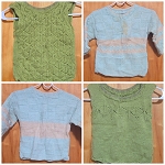 KNITTING HANDMADE SWEATER AND VEST UNISEX KIDS 