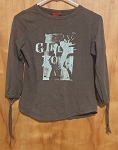 REPORTER'S GIRL ZONE GREEN GIRL TOP