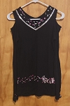 FASHION BLACK MECCA GIRL TOP WITH LONG SLEEVES 