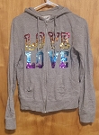 REFLEX GRAY FASHION GIRL JACKET LOVE 