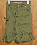 CARTER'S GREEN FASHION ADJUSTABLE WAIST GIRL SKIRT