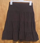 BROWN FASHION GIRL SKIRT 