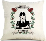 ADDAMS FAMILY MOVIE PILLOW CASE WEDNESDAY ***