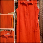 CALVIN KLEIN ORANGE  WOMEN DRESS PLUS SIZE 