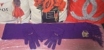 PURPLE ROCAWEAR WOMEN SCARF WITH GLOVES 