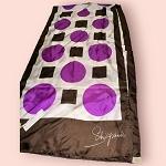 SCHIAPARELLI VTG 60S OBLONG SCARF GEO PRINT 56 X 15 NWT