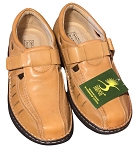 ORTHO-LINE BY HOOPOE FASHION LEATHER MEN'S SANDALS 