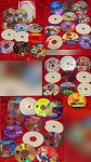LOT OF 47PC  VIDEO MOVIE DVD AND CD MUSIC