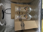 2 HARD ROCK GLASSES NEW YORK NEW WITH BOX AND BAG