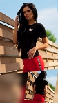 MOSCHINO BLACK WOMEN TOP 
