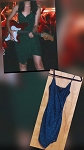 REVAMPED GREEN SPARKLY WOMEN FASHION DRESS 