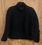 BLACK MERINO WOOL (UNISEX) MEN BANANA REPUBLIC SWEATER 