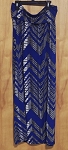 SILVERGATE BLUE ABSTRACT WOMEN SKIRT 