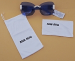 MIU MIU BLUE WHITE DESIGNER FASHION GLASSES 