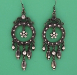 VINTAGE 2000s MARY-KATE OLSEN STYLE TEARDROP / HUGGIE EARRINGS 