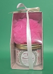 ENCINITAS EXFOLIATING BATH BODY SCRUB SET ROSE & SHEA