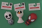 BUNDLE HALLMARK ORNAMENTS COLLECTABLE JACK SKELLINGTON , ZERO AND SPIDER MEN 