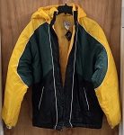 OUTRIGHT COLORBLOCK JACKET MEN'S MEDIUM - ZIPPER ISSUE / READ 
