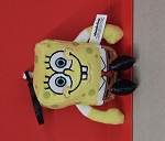 SPONGEBOB SQUAREPANTS PLUSH KEYCHAIN BACKPACK CLIP NICKELODEON TOY 