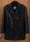 MEN'S BLACK LEATHER JACKET ALESSANDRO