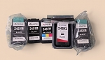 LOT OF 5 Ankink 245XL 246XL Ink Cartridges for Canon Printer (4 Black, 1 Color)