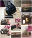 VERSACE LEATHER BLACK BAG PRE OWNED 