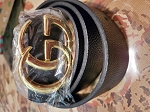 LEATHER BELT GUCCI 