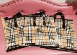3 BURBERRY PLASTIC BAG SOUVENIR 