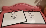GUCCI 2 SHOPPING BAGS NEW