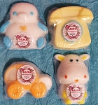 HANDMADE ORGANIC GOAT MILK SOAP FOR KIDS 4 PIECES 