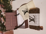 LV FAT LEATHER FASHION BROWN WALLET 