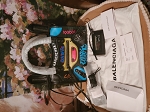 MULTICOLOR BALENCIGA FASHION DESIGNER LEATHER BAG 