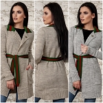 WOOL FASHION WOMEN MIDI SWEATER 
