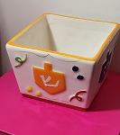 Jewish Hanukkah Vase 