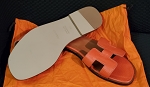 Flat orange leather 77h